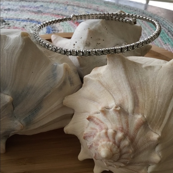 Vintage 1950’s Rhinestone Coil Choker. Fantastic - Picture 7 of 8